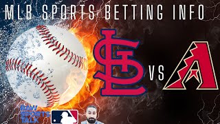 St. Louis Cardinals VS Arizona Diamondbacks MLB Sports Betting Info for 4/24/24