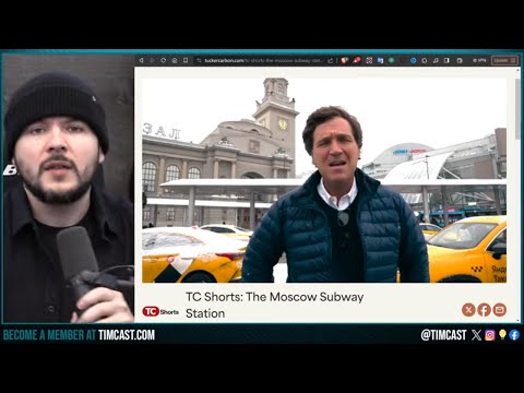 Tucker Carlson SLAMMED Over Potemkin Moscow Supermarket And Subway Videos, BUT HES NOT WRONG