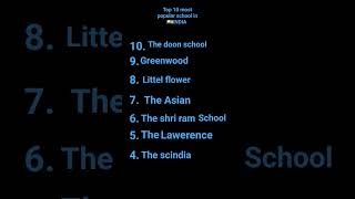 10 most popular school in India part 1 #Comment your school