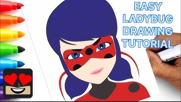Ladybug Drawing for Beginners!!