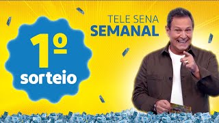 Resultados da 1ª Edição Amarela da Tele Sena Semanal (26/05/2024)