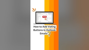 How to Add Voting Buttons in Outlook Emails? #outlooktips #techtips #tutorial