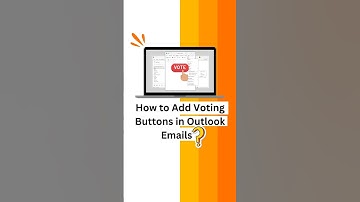 How to Add Voting Buttons in Outlook Emails? #outlooktips #techtips #tutorial
