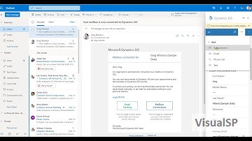 Setup Dynamics 365 app to view inside your Outlook mailbox
