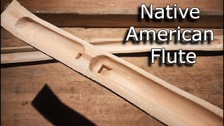 Making a Native American Style Flute | Slow air chamber, windway and splitting edge | Part 2 of 3
