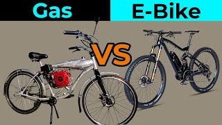 Motorized Gas Bikes VS E-Bikes