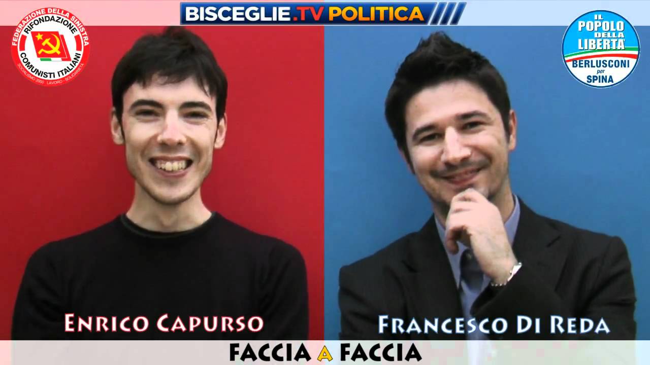Faccia a Faccia di Bisceglie.Tv - Puntata Zero - Francesco Di Reda ed Enrico Capurso
