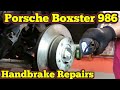Lockdown job. Porsche 986 Boxster - Handbrake Shoes - replacement adjustment //Tunna's Auto Workshop
