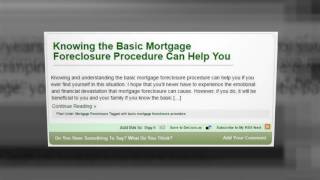 Mortgage Foreclosure Part 3 By Verse Finance