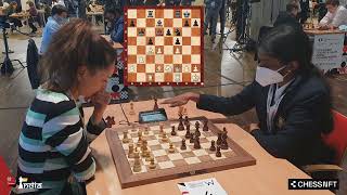 Chess Queen Kosteniuk vs Indian princess Vaishali | World Blitz 2021