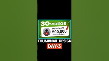 Creative Thumbnails For YouTube Day-3 #shorts #viralvideo ‎@decodingyt  ‎@TubeSenseiofficial 