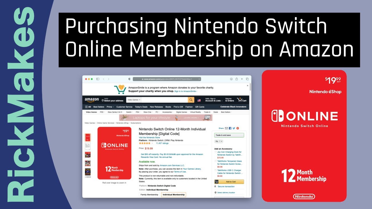 Nintendo Switch gift cards: where to buy Switch Online memberships