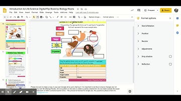 Introduction to Life Science Digital Flip Book by Biology Roots - Google Slides