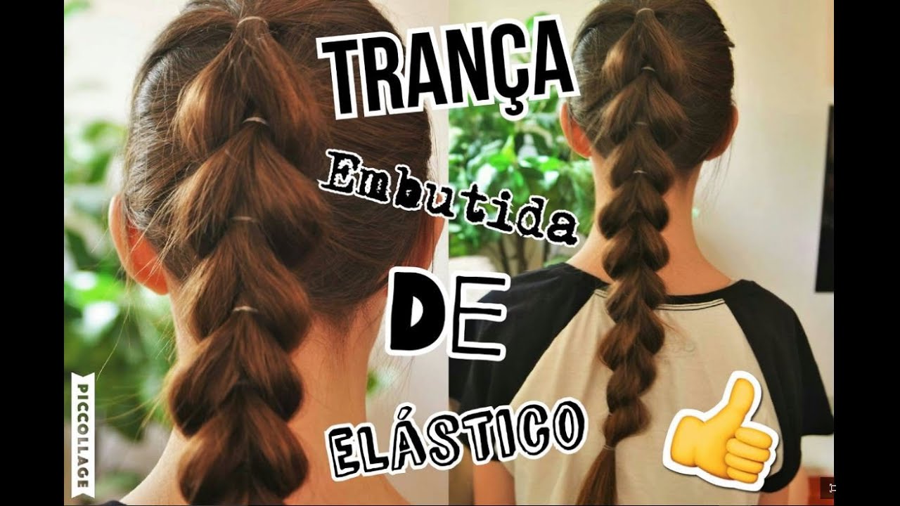 Penteado Infantil com Tranças e Elásticos