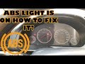ABS LIGHT is ON How to FIX IT Without Scan Tool