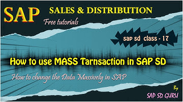 #mass #mass transaction in sap #how to use mass transaction in sap #sap #sapsd #s4hana #s4 tutorials