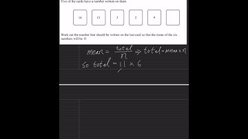 2024 Edexcel IGCSE maths 1HR total and mean
