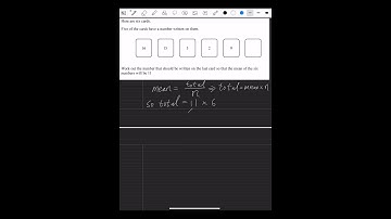 2024 Edexcel IGCSE maths 1HR total and mean