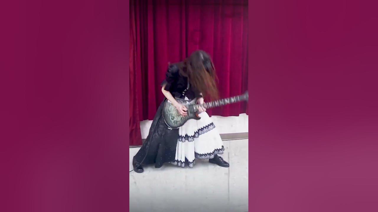 KANAMI Performing LITE's "Ghost Dance" (mo-capped for anime, "Rock is a Lady's Modesty" #bandmaid