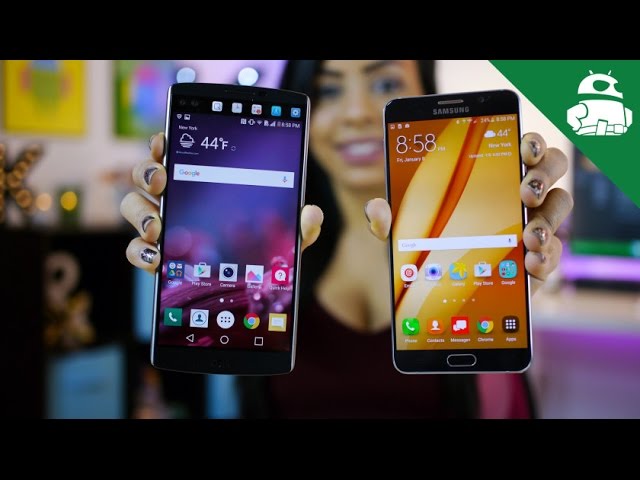 LG V10 and Samsung Galaxy Note 5 - Comparison