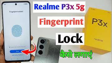 realme p3x 5g fingerprint setting / realme p3x me fingerprint screen lock kaise lagaye