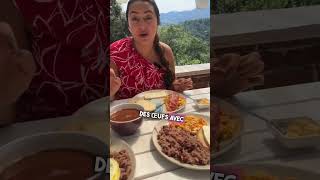 Un petit déjeuner colombien en français - Un desayuno colombiano en francés