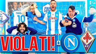 VIOLATI! NAPOLI 6-0 FIORENTINA | LIVE REACTION TIFOSI NAPOLETANI HD