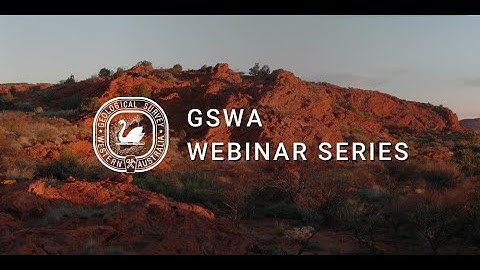 GSWA Webinar Series | Regolith landform mapping of the west Kimberly Craton