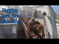 Digging A Waterline For A New Construction Home