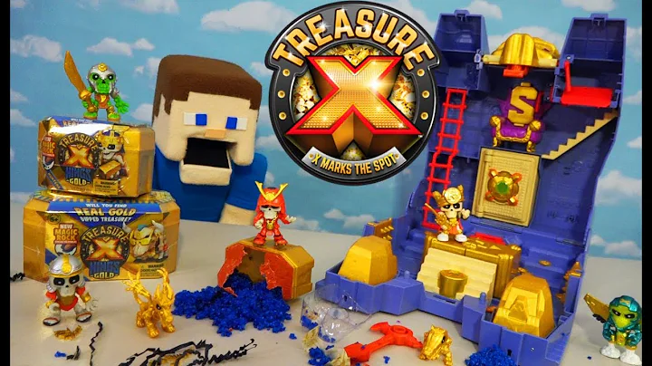 TREASURE X Kings Gold Treasure Tomb PLAYSET! Surprises at Every Turn!