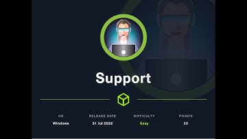 HackTheBox support full walkthrough | HackTheBox support writeup