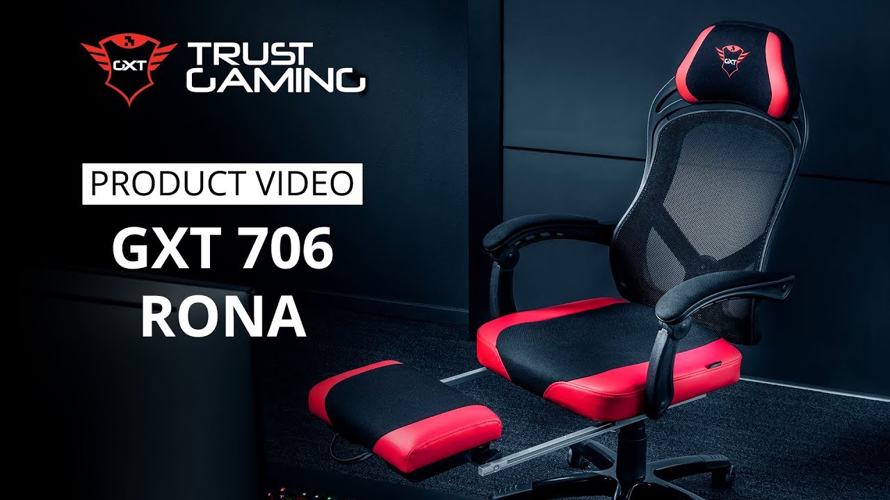 Gaming Chair With Footrest Gxt 706 Rona Youtube