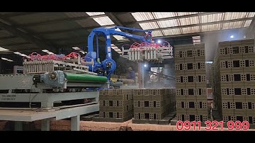 robot xếp gạch mộc 6 lỗ