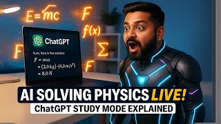 ChatGPT Study Mode Solving Physics Problems Live 💡 | AI Study Tool Explained 🔥 #chatgptstudy