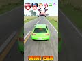 Big & Small Cars vs Cow Challenge | BeamNG.drive Gameplay