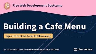 Learn Basic CSS by Building a Cafe Menu