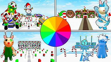 ROBLOX PIGGY RANDOM MAPS & SKIN CHALLENGE! (Pt. 2)