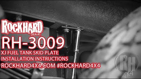 Jeep xj fuel tank skid plate