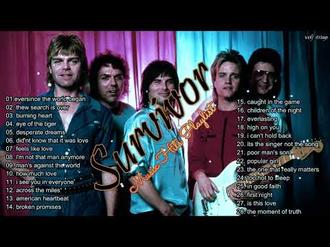 SURVIVOR GREATEST HITS FULL ALBUM || SURVIVOR SONGS