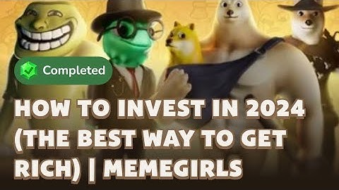 How To Invest In 2024 (The BEST Way To Get Rich) | MemeFi Video Code Today
