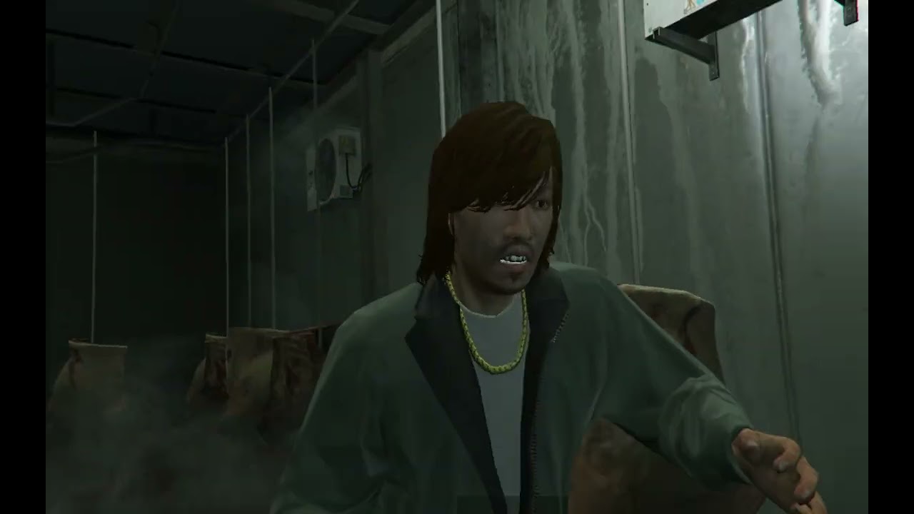 GTA V - Mission 59: FRESH MEAT - Franklin Saves Michael! (Slaughterhouse Shootout) 