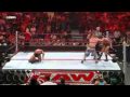 RAW 13 July 2009 John Cena & Triple H & Seth Green vs Legacy (Orton,Dibiase & Rhodes)