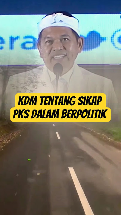KDM puji sikap dan moralitas pks dalam berpolitik #jabar #kdm #pks #kdmsociety #shorts