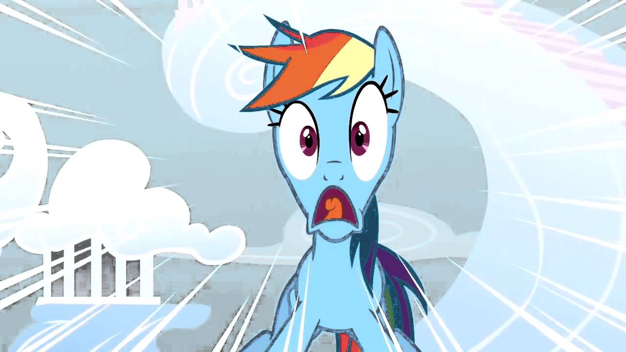 Rainbow Dash - (scream) - YouTube