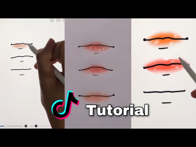 como fazer um desenho de uma boca｜Pesquisa do TikTok
