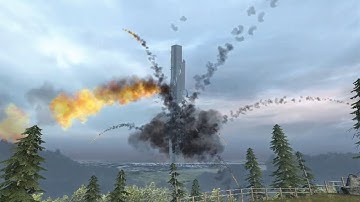 Gmod : Half life 2 Citadel Destruction !