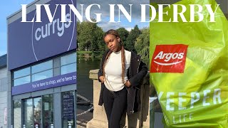 LIVING IN DERBY #1 | I moved to Derby+Get my ID with me+Shop with me+Cook withme+lemonadefinance