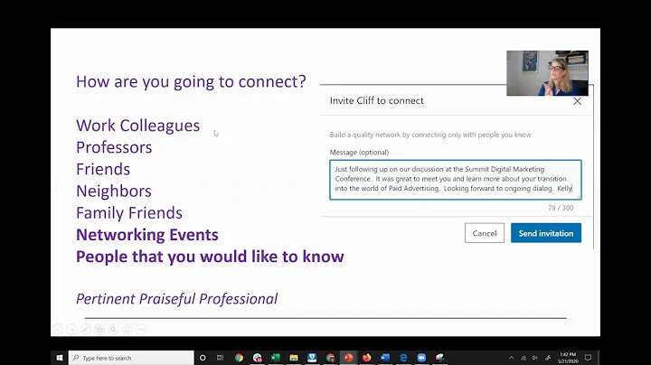 LinkedIn for Networking-Persp...  from the JMU Dep...