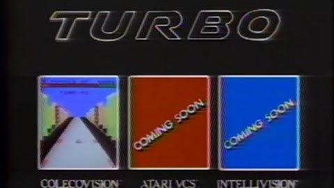 Turbo | Retro TV Commercial Ad | Atari Colecovision Intellivision