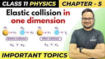 Elastic Collision in One Dimension Derivation | Class 11 Physics Important Topics
